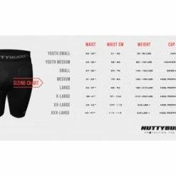 NuttyBuddy Lock Core Compression Shorts -Cheap Bats Store 2023 NB Size Chart Shorts