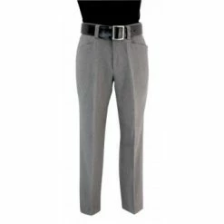 Smitty Umpire Smitty Flat Front Heather Grey Combo Umpire Pants