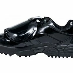 3N2 Referee And Umpire Shoes 3N2 Reaction Pro Patent Leather Low Umpire Plate Shoes -Cheap Bats Store 7345 99 3n2 Reaction Patent Leather Umpire Shoes Outside Side View
