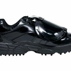 3N2 Referee And Umpire Shoes 3N2 Reaction Pro Patent Leather Low Umpire Plate Shoes -Cheap Bats Store 7345 99 3n2 Reaction Patent Leather Umpire Shoes Side View