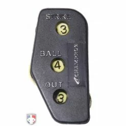 Pro Style Umpire Ball Bag Kit 14 Pro Style Umpire Ball Bag Kit -Cheap Bats Store A041P CHAMPRO 3 DIAL OPTIC YELLOW UMPIRE INDICATOR 3 4 3 COUNT FRONT 1