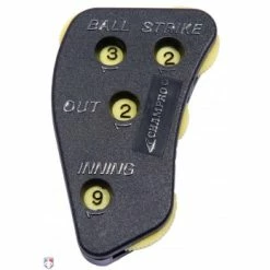 Champro Umpire Gear Champro Balls First 4-Dial Optic Yellow Plastic Umpire Indicator - 3/2/2 Count