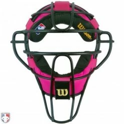 Wilson Umpire Gear Wilson MLB Umpire Mask Replacement Pads - Pink And Black 8 Wilson Umpire Gear Wilson MLB Umpire Mask Replacement Pads - Pink And Black -Cheap Bats Store A3009 AL PK BK Front 2