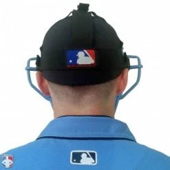 Wilson Umpire Gear Wilson MLB Sky Blue Dyna-Lite Steel Umpire Mask With Sky Blue And Tan 11 Wilson Umpire Gear Wilson MLB Sky Blue Dyna-Lite Steel Umpire Mask With Sky Blue And Tan -Cheap Bats Store A3009 BL TN Worn Back