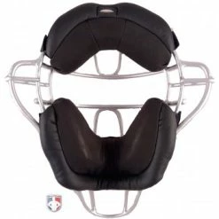 Wilson Umpire Gear Wilson MLB Wrap Around Umpire Mask Replacement Pads - Black -Cheap Bats Store A3816 BK Wilson Wrap Around Umpire Replacement Pads Back In Mask 1