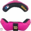 Wilson Umpire Gear Wilson MLB Umpire Mask Replacement Pads - Pink And Black -Cheap Bats Store A3816 PK BK Front