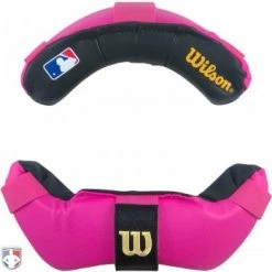 Wilson Umpire Gear Wilson MLB Umpire Mask Replacement Pads - Pink And Black
