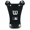 Wilson Umpire Gear Wilson MLB 6" Umpire Throat Guard 2 Wilson Umpire Gear Wilson MLB 6" Umpire Throat Guard -Cheap Bats Store A3901 BK Front
