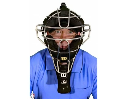 Wilson Umpire Gear Wilson MLB 6" Umpire Throat Guard 5 Wilson Umpire Gear Wilson MLB 6" Umpire Throat Guard - Image 3
