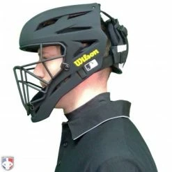 Wilson Umpire Gear Wilson MLB Pro Stock Titanium Umpire Helmet 18 Wilson Umpire Gear Wilson MLB Pro Stock Titanium Umpire Helmet -Cheap Bats Store A5800 Wilson Pro Stock Titanium Umpire Helmet Worn Side View