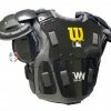 Wilson Umpire Gear Wilson MLB West Vest Pro Gold 2 Memory Foam Umpire Chest Protector -Cheap Bats Store B7203 Wilson MLB West Vest Pro Gold 2 Memory Foam Chest Protector front angle 1