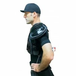 Wilson Umpire Gear Wilson MLB West Vest Pro Gold 2 Memory Foam Umpire Chest Protector -Cheap Bats Store B7203 Wilson MLB West Vest Pro Gold 2 Memory Foam Umpire Chest Protector side worn