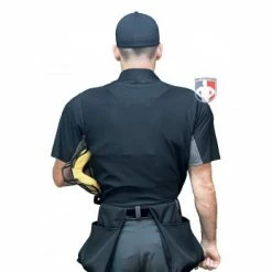 Wilson Umpire Gear Wilson MLB West Vest Pro Gold 2 Memory Foam Umpire Chest Protector -Cheap Bats Store B7203 Wilson MLB West Vest Pro Gold 2 Memory Foam Umpire Chest Protector worn shirt back