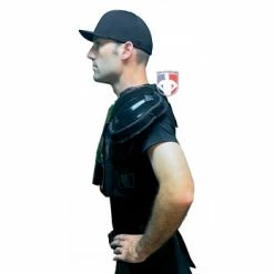 Wilson Umpire Gear Wilson MLB West Vest Pro Gold 2 Air Management Umpire Chest Protector -Cheap Bats Store B7204 Wilson MLB West Vest Pro Gold 2 Air Management Umpire Chest Protector worn side