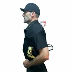 Wilson Umpire Gear Wilson MLB West Vest Pro Gold 2 Air Management Umpire Chest Protector -Cheap Bats Store B7204 Wilson MLB West Vest Pro Gold 2 Air Management Umpire Chest Protector worn side shirt