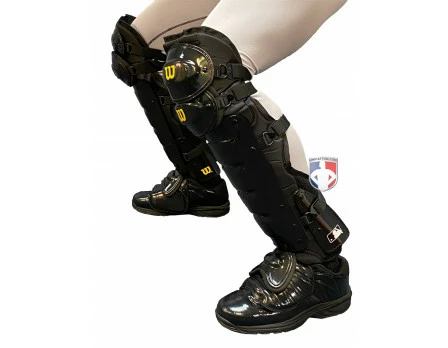 Wilson Umpire Gear Wilson MLB West Vest Pro Gold 2 Umpire Shin Guards With Memory Foam 5 Wilson Umpire Gear Wilson MLB West Vest Pro Gold 2 Umpire Shin Guards With Memory Foam - Image 3