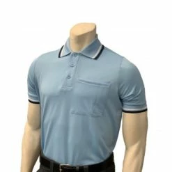 Smitty Umpire Smitty Short Sleeve Body Flex Umpire Shirt - Powder Blue