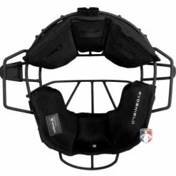 EvoShield MLB Black Pro-SRZ Windpact Catcher Mask -Cheap Bats Store EVO MASK BK Evo Shield MLB Steel Mask with Windpact Flat Inside