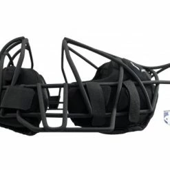 EvoShield MLB Black Pro-SRZ Windpact Catcher Mask -Cheap Bats Store EVO MASK BK Evo Shield MLB Steel Mask with Windpact Flat Side