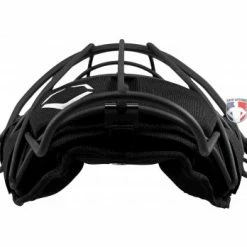 EvoShield MLB Black Pro-SRZ Windpact Catcher Mask -Cheap Bats Store EVO MASK BK Evo Shield MLB Steel Mask with Windpact flat bottom