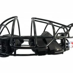 Force3 Umpire Gear Force3 Defender Umpire Mask -Cheap Bats Store F3 DEF BK BK Force3 Defender Umpire Mask with Black flat side