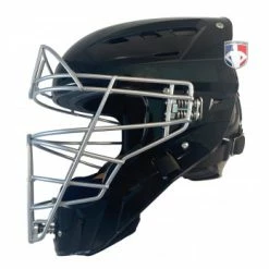 Force3 Umpire Gear Force3 Silver Defender Hockey Style Umpire Helmet -Cheap Bats Store F3 HSMV3 SV Force3 V2 Silver Defender Hockey Style Umpire Helmet side