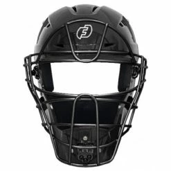Force3 Umpire Gear Force3 Black Defender Hockey Style Umpire Helmet