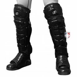 Force3 Umpire Gear Force3 Ultimate Umpire Shin Guards With Dupont™ Kevlar® -Cheap Bats Store F3 LG Force3 Shin Guards front