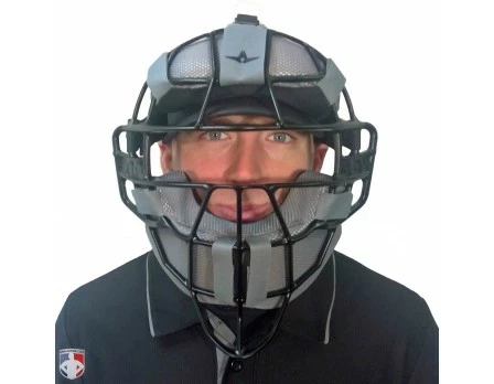 ALL-STAR Umpire Gear All-Star Black Magnesium Umpire Mask With Grey LUC 7 ALL-STAR Umpire Gear All-Star Black Magnesium Umpire Mask With Grey LUC - Image 5