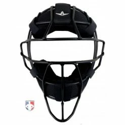 ALL-STAR Umpire Gear All-Star Matte Black System 7 Steel Umpire Mask With UltraCool