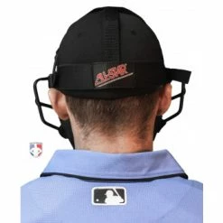 ALL-STAR Umpire Gear All-Star Matte Black System 7 Steel Umpire Mask With UltraCool -Cheap Bats Store FM4000 MBK All Star Matte Black System 7 Steel Umpire Mask with UltraCool reverse