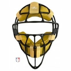ALL-STAR Umpire Gear All-Star FM4000MAG Umpire Mask Replacement Pads - Deerskin -Cheap Bats Store FM4000MAG RP DS All Star FM4000MAG Umpire Mask Replacement Pads Deerskin on black