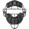 ALL-STAR Umpire Gear All-Star Black Magnesium Umpire Mask With Black LUC 1 ALL-STAR Umpire Gear All-Star Black Magnesium Umpire Mask With Black LUC -Cheap Bats Store FM4000MAG UMP BK BK Front Low