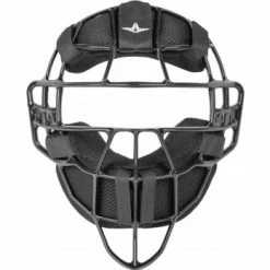ALL-STAR Umpire Gear All-Star Black Magnesium Umpire Mask With Black LUC
