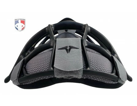 ALL-STAR Umpire Gear All-Star Black Magnesium Umpire Mask With Grey LUC 5 ALL-STAR Umpire Gear All-Star Black Magnesium Umpire Mask With Grey LUC - Image 3