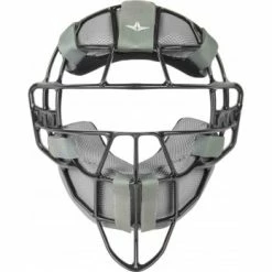 ALL-STAR Umpire Gear All-Star Black Magnesium Umpire Mask With Grey LUC