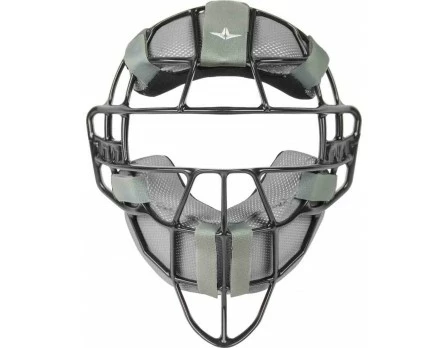 ALL-STAR Umpire Gear All-Star Black Magnesium Umpire Mask With Grey LUC 3 ALL-STAR Umpire Gear All-Star Black Magnesium Umpire Mask With Grey LUC
