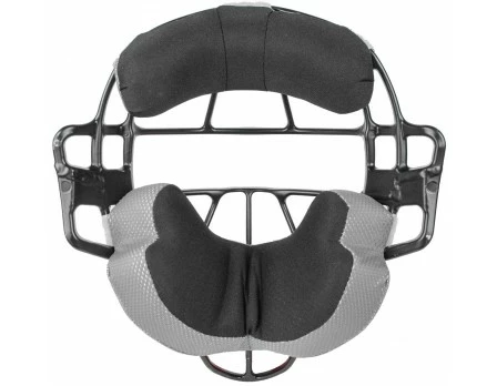 ALL-STAR Umpire Gear All-Star Black Magnesium Umpire Mask With Grey LUC 4 ALL-STAR Umpire Gear All-Star Black Magnesium Umpire Mask With Grey LUC - Image 2