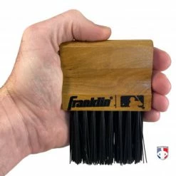 Franklin Sports Franklin MLB Umpire Plate Brush -Cheap Bats Store MLB BRUSH Franklin MLB Umpire Plate Brush in hand