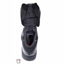 New Balance Referee And Umpire Shoes New Balance V3 Black & White Mid-Cut Umpire Plate Shoes -Cheap Bats Store MU460XT3 New Balance V3 Black White Mid Cut Umpire Plate Shoes Top View with Plate Up