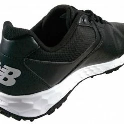 New Balance Referee And Umpire Shoes New Balance V3 Black & White Low-Cut Umpire Base Shoes -Cheap Bats Store MU950XT3 New Balance V3 Black White Low Cut Umpire Base Shoes Inside Back Angled View