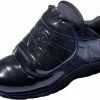 New Balance Referee And Umpire Shoes New Balance V3 All-Black Low-Cut Umpire Plate Shoes -Cheap Bats Store MUL460B3 New Balance V3 All Black Low Cut Umpire Plate Shoes Outside Front Angled View
