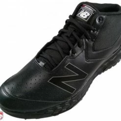 New Balance Referee And Umpire Shoes New Balance V3 All-Black Mid-Cut Umpire Base Shoes