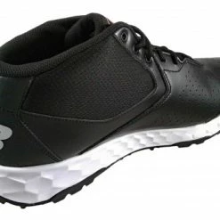 New Balance Referee And Umpire Shoes New Balance V3 Black & White Mid-Cut Umpire Base Shoes -Cheap Bats Store MUM950T3 New Balance V3 Black White Mid Cut Umpire Base Shoes Inside Back Angled View