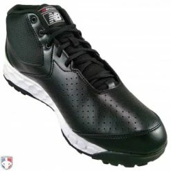 New Balance Referee And Umpire Shoes New Balance V3 Black & White Mid-Cut Umpire Base Shoes -Cheap Bats Store MUM950T3 New Balance V3 Black White Mid Cut Umpire Base Shoes Inside Front Angled View
