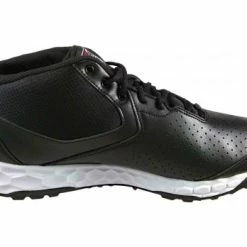 New Balance Referee And Umpire Shoes New Balance V3 Black & White Mid-Cut Umpire Base Shoes -Cheap Bats Store MUM950T3 New Balance V3 Black White Mid Cut Umpire Base Shoes Inside Side View