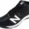 New Balance Referee And Umpire Shoes New Balance V3 Black & White Mid-Cut Umpire Base Shoes -Cheap Bats Store MUM950T3 New Balance V3 Black White Mid Cut Umpire Base Shoes Outside Front Angled View
