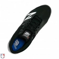 New Balance Referee And Umpire Shoes New Balance V3 Black & White Mid-Cut Umpire Base Shoes -Cheap Bats Store MUM950T3 New Balance V3 Black White Mid Cut Umpire Base Shoes Top View