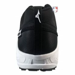 Mizuno Ambition 2 All-Surface Black & White Low-Cut Shoes -Cheap Bats Store MZ AB2L Mizuno Ambition 2 All Surface Low Cut Umpire Referee Turf Shoe Back Heel