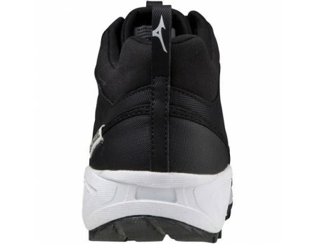 Mizuno Ambition 2 All-Surface Black & White Mid-Cut Shoes 4 Mizuno Ambition 2 All-Surface Black & White Mid-Cut Shoes - Image 2